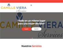 Tablet Screenshot of camillevieraservices.com